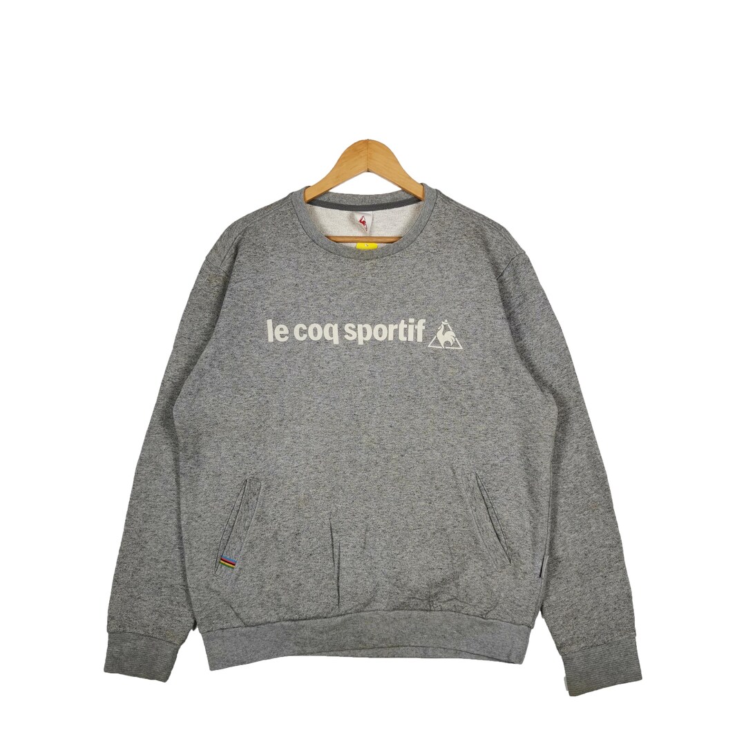 Sudadera vintage Le Coq Sportif, suéter, jersey, talla grande