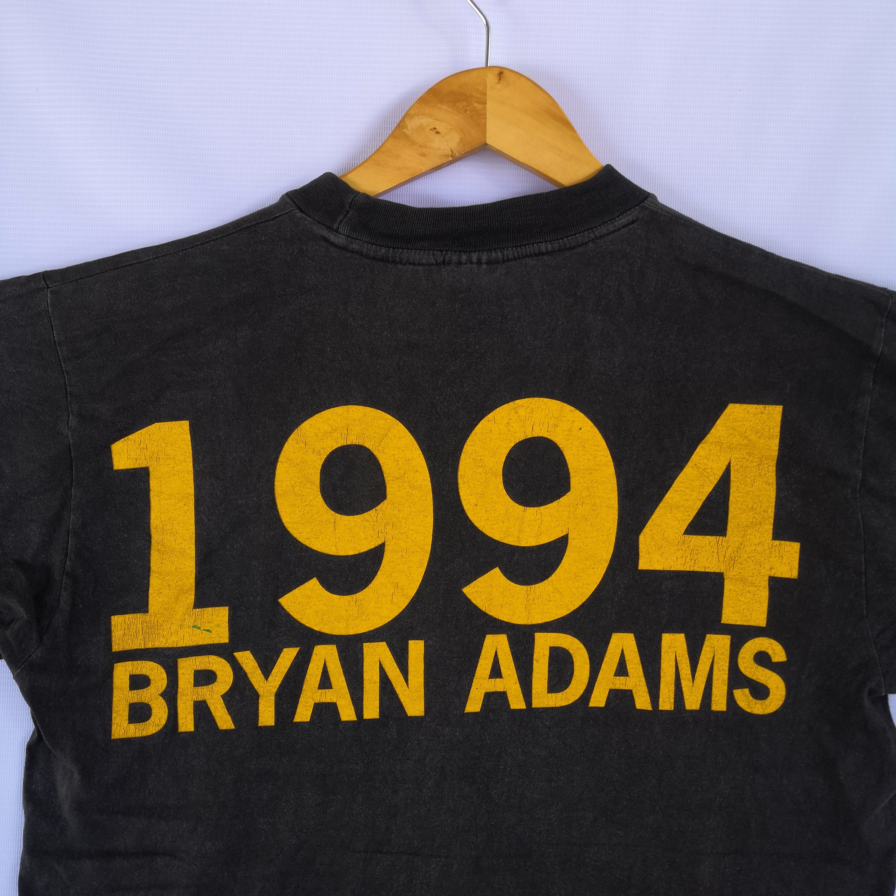 Vintage Bryan Adams 1994 Tour T-shirt Medium Black Rock