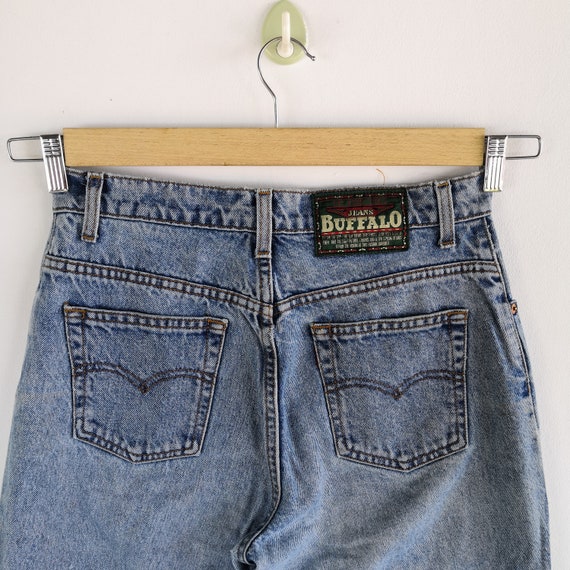 W28 Vintage Distressed Levi's 550 Jeans X Buffalo… - image 4