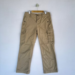 W29 Vintage Polo Ralph Lauren Cargo Pants Women Ralph Lauren Multipocket Cargo Trousers Utility Military Fatigue Tactical Pants Size 29x26