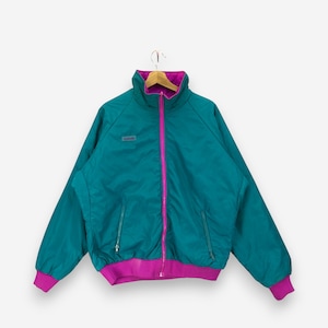 Vintage 1980s Columbia Sportswear Quarter Zip Windbreaker
