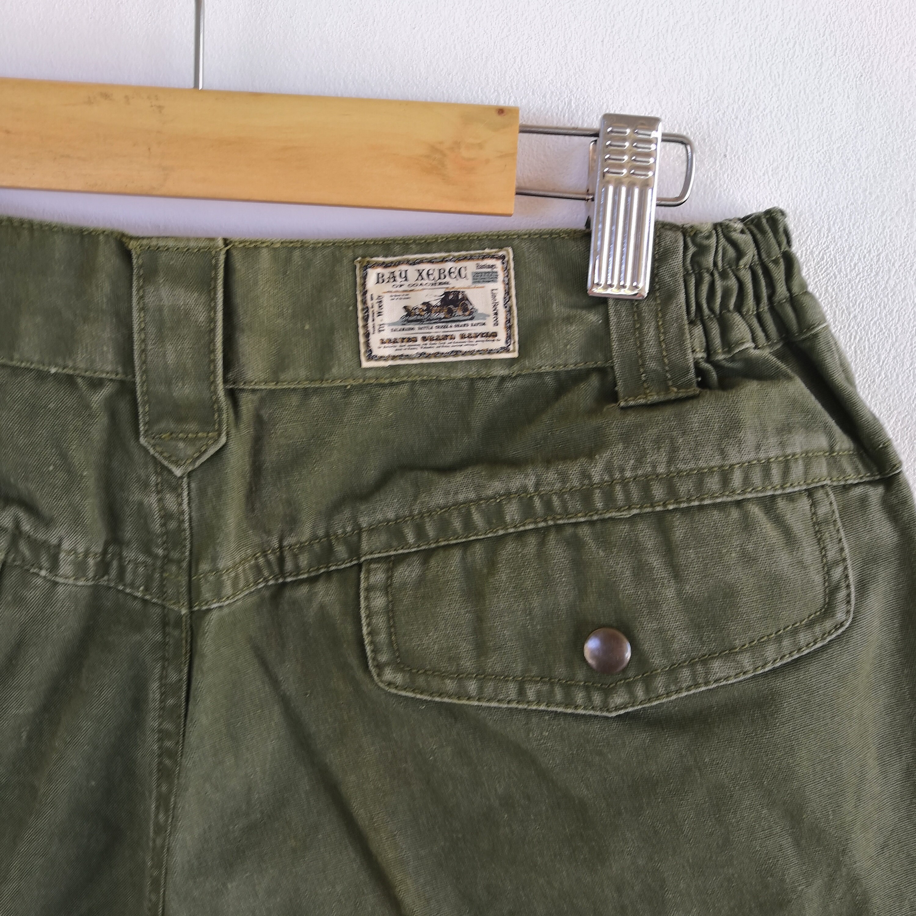 Amazon.co.jp: XEBEC XEBEC Ribbed Cargo Pants for Autumn and