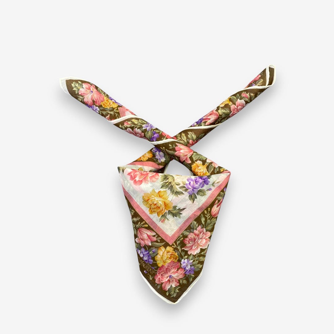 小物 Saint Laurent Paris BANDANA LAVALLIERE Saint Laurent Paris BANDANA LAVALLIERE 【公式通販】