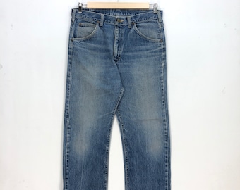 W35 vintage Lee Westerner Jeans des années 80 pour femmes taille haute Lee Cowboy pantalon Lee Riders Classics Délavé clair délavé Denim Lee Jeans Mom taille 35 x 29