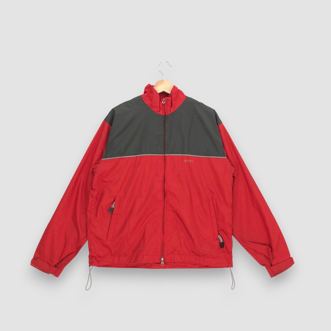 old stussy varsity jacket スタジャン レッド 90's OLD STUSSY スタジャン JACKET BIG4 - メルカリ