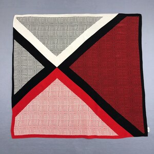 Vintage Silk Neck Scarf, Vintage Silk Stole Scarf, Vintage 80s Silk Muffler, Vintage Classic Silky Scarf, Vintage 80s Shawl, Square Scarf