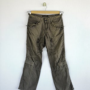 Pantalones cargo japoneses W31, talla 31x30, estilo Harajuku, estilo militar, multibolsillos, estilo militar, utilitarios, tácticos, para mujer.