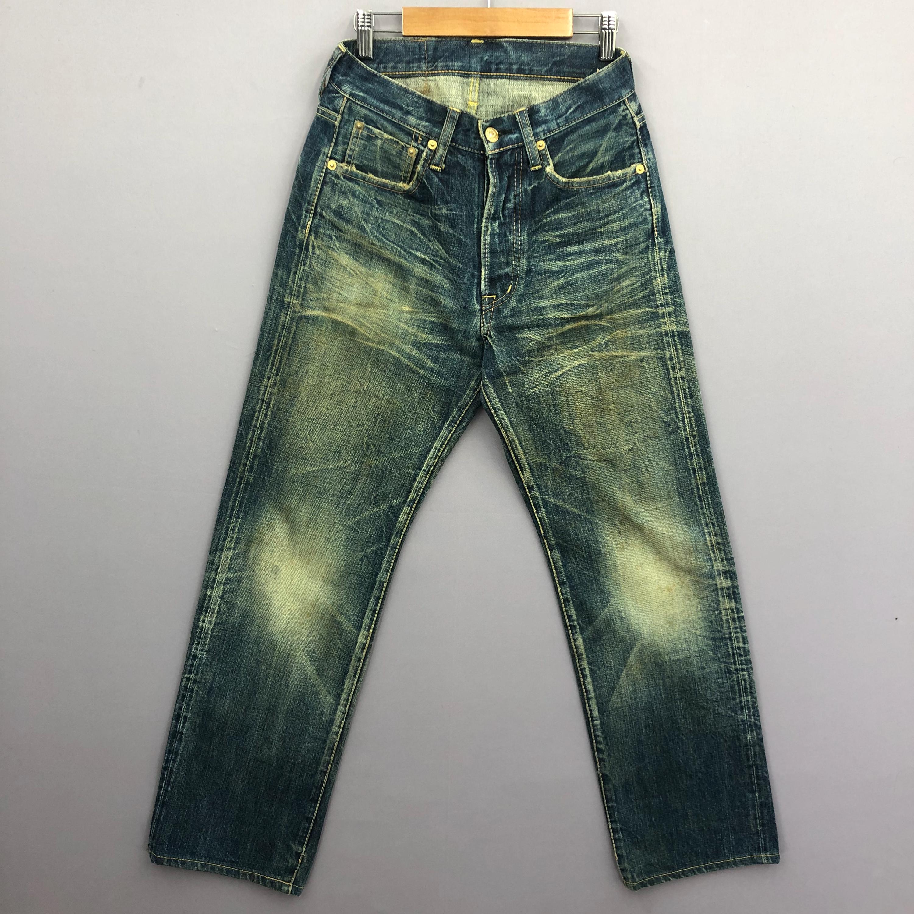 Warehouse 1101 2nd Hand Series 12oz Selvedge Denim Used Wash