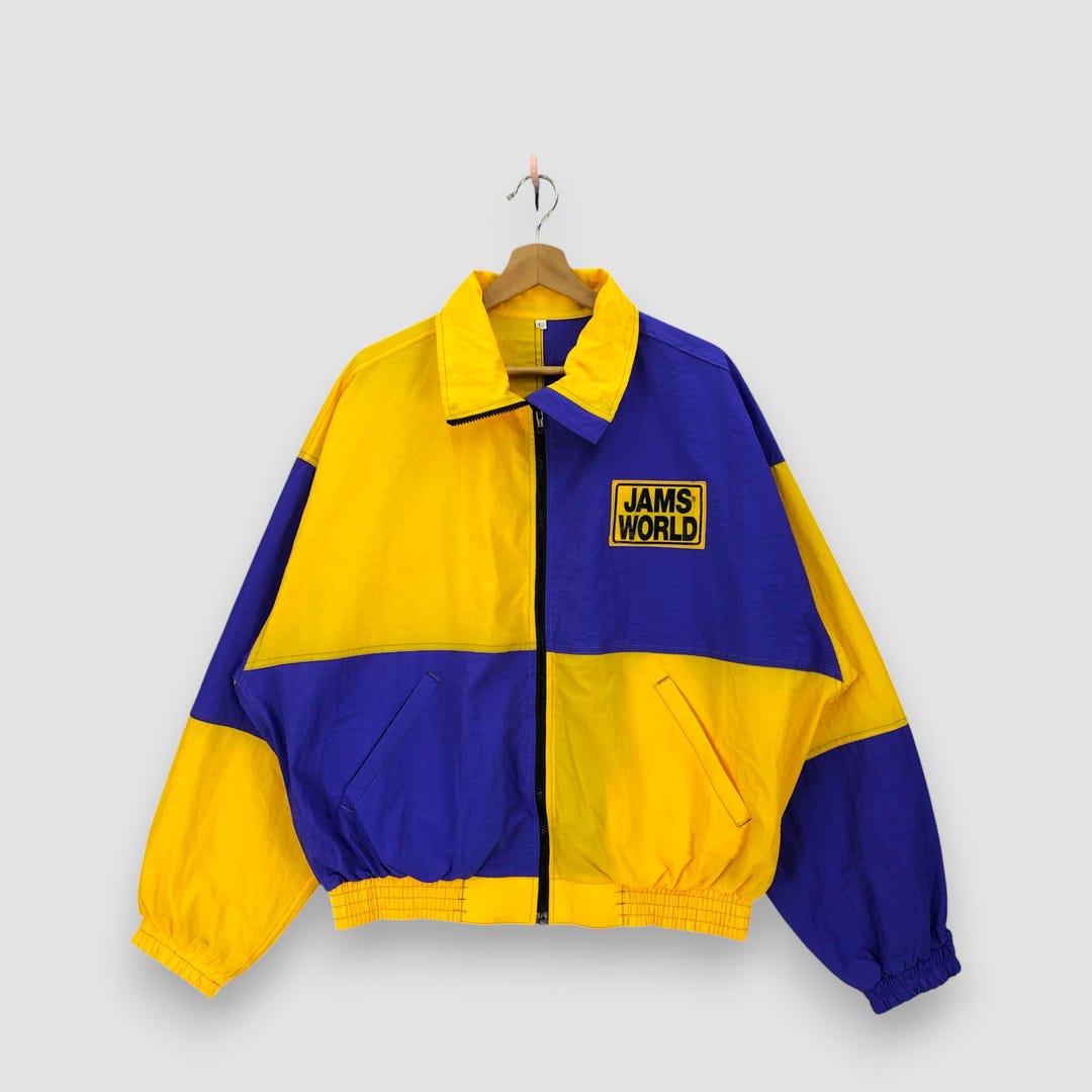 ジャケット・アウター (vintage)90s north breeze  nylon  jacket Vintage Nort Face Extreme Light Zippered Red and Blue Jacket