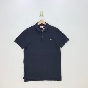 LACOSTE polo shirt navy y2k 海外ガール Lacoste Y2K Blue Zip up Polo Shirt · Lacoste Sportswear