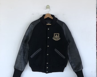 Vintage 90s Japan Varsity Jacket Vintage High School Fashion