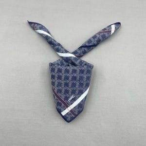 Vintage YSL Handkerchief Yves Saint Laurent Bandana Womens Accessories Neckerchief Pocket Square Neck Scarf Headband Babushka Gift for Him