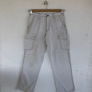 Pantalones cargo japoneses W31, estilo bondage, para mujer, multibolsillos, estilo militar, estilo paracaídas, tácticos, talla mediana: 31 x 30