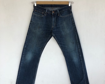 Size 31x31 Vintage Levis Blue Jeans 90s Levi's Womens High Waisted Pants Levis Straight Leg Denim Levis Mom Jeans W31