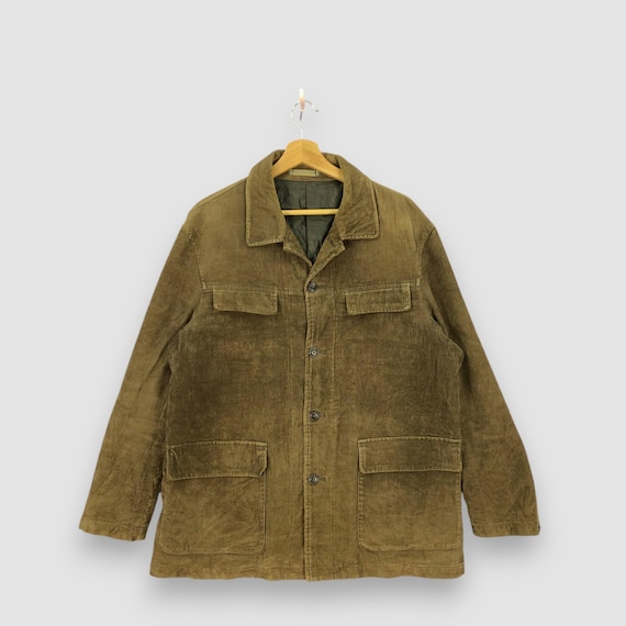 Vintage First Down Corduroy Chore Jacket Large Fi… - image 1
