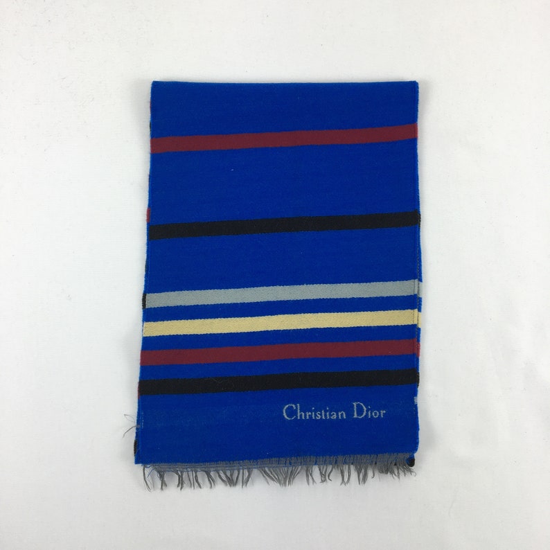 Vintage Christian Dior Wool Scarf Christian Dior Wool Scarves