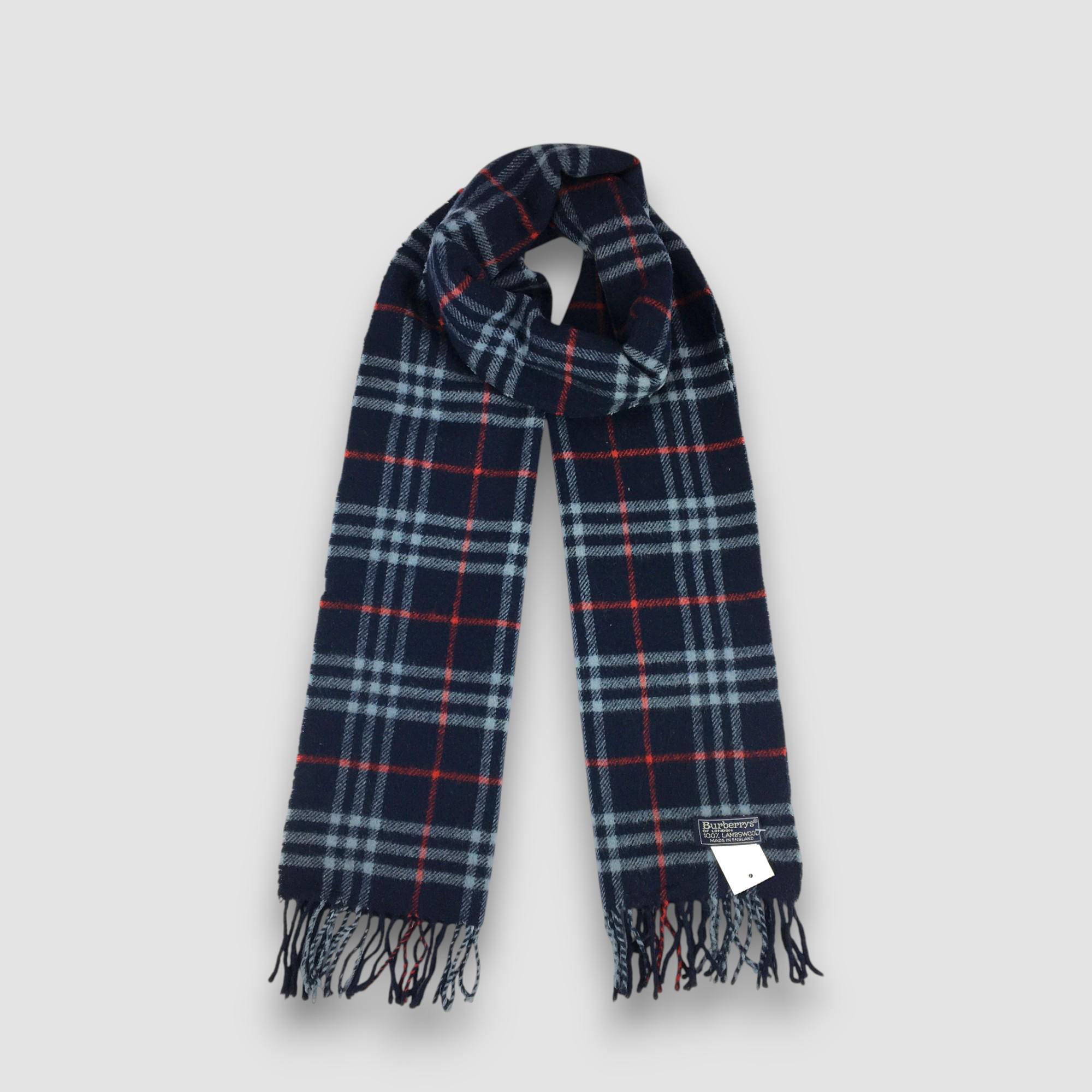 ヴィンテージ バーバリー ウールマフラー バーバリー ラムウール