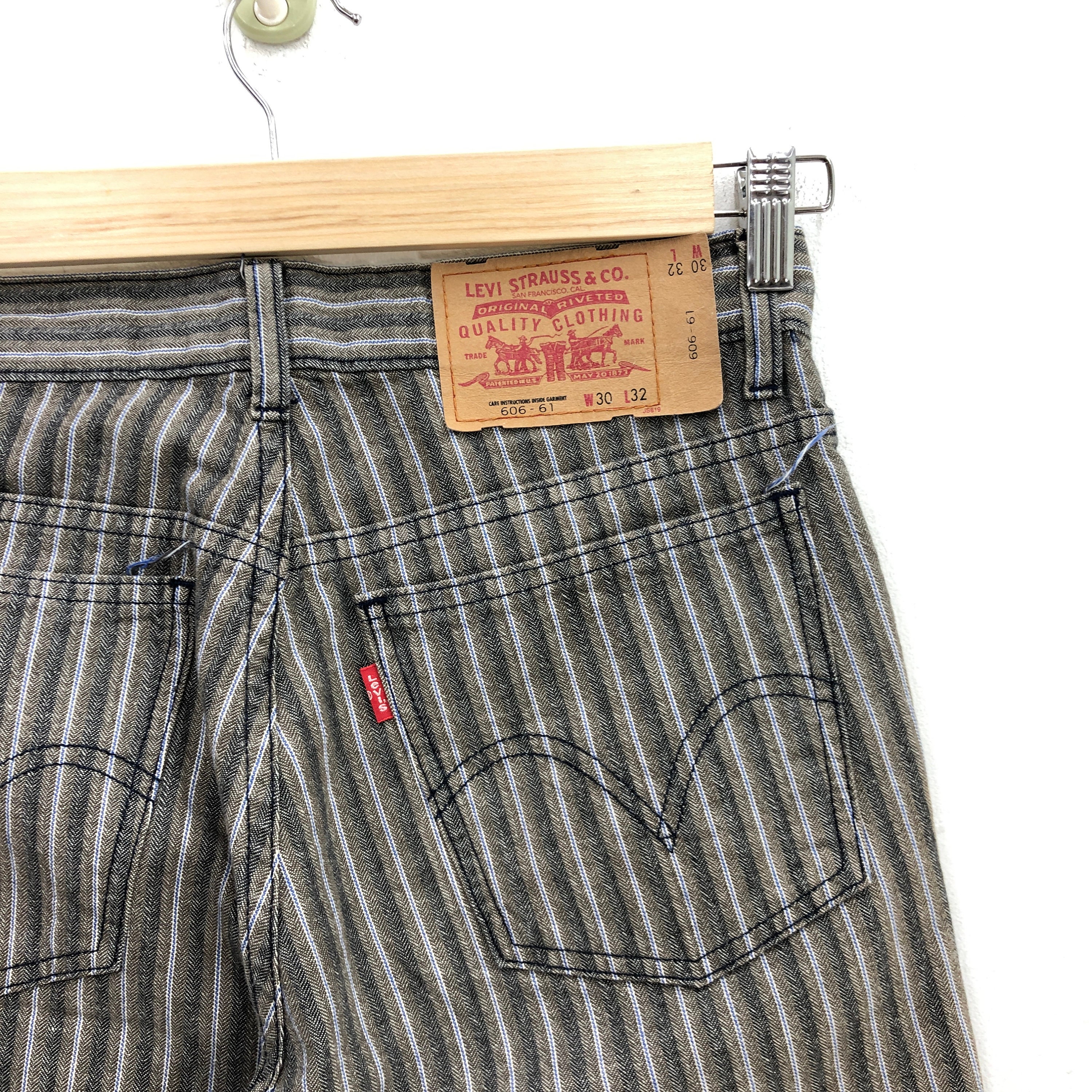 新品未使用!!【LEVI'S VINTAGE CLOTHING 606】W 30 LEVI'S VINTAGE CLOTHING LVC 606 SUPER SLIMS JEAN MADE IN US