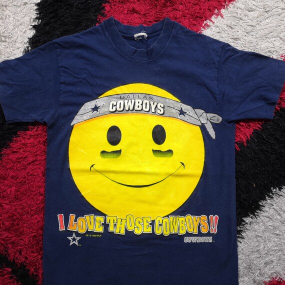 Dallas Cowboys Smiley Tee Dallas Cowboys Smiley Tee
