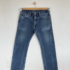 W36 Vintage Levi&#39;s 505 Stone Wash Jeans 90s Women High Waisted Pants Blue Stonewash Levis Denim Relaxed Fit Jeans Levis Mom Jeans Size 36x30