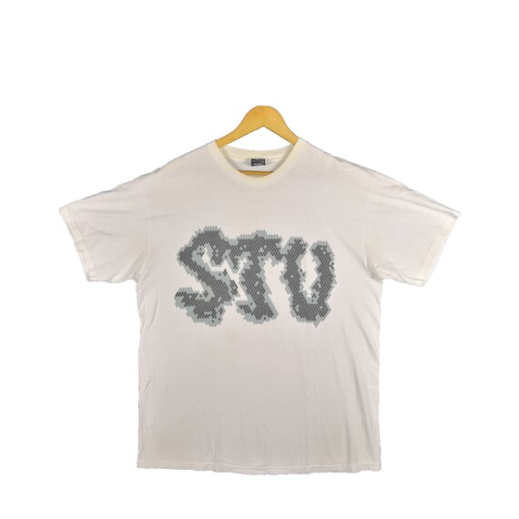 Vintage 90s Stussy Usa T Shirt Large Stussy Usa Crewneck Spell Out 