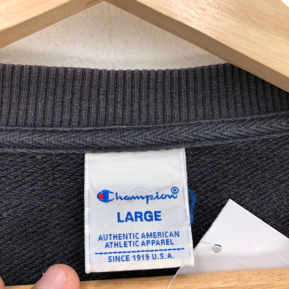 Vintage 90's Champion Reverse Weave Sweatshirt La… - image 5