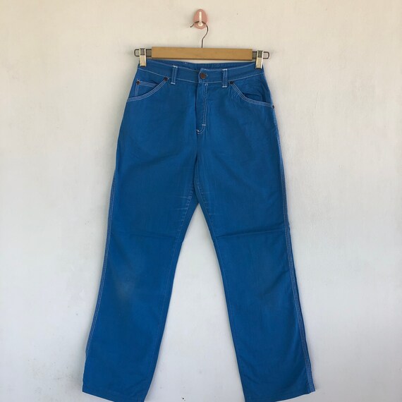 Pantalones vaqueros W26 Vintage 70 s Sears JR Bazaar para mujer pantalones de cintura alta vaqueros de