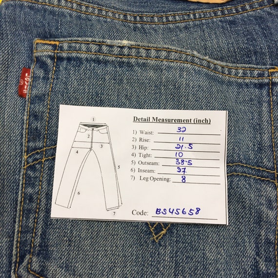 Levi’s 501 AUTHENTIC VINTAGE W32 W32 Vintage Levi's 501 Light Wash Jeans Y2K Levis Faded Blue