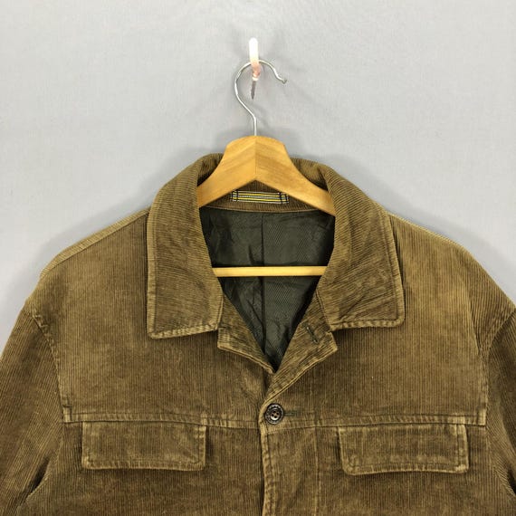 Vintage First Down Corduroy Chore Jacket Large Fi… - image 3