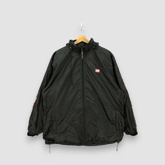 Vintage Y2K Ecko Function Hoodie Windbreaker Jack… - image 2