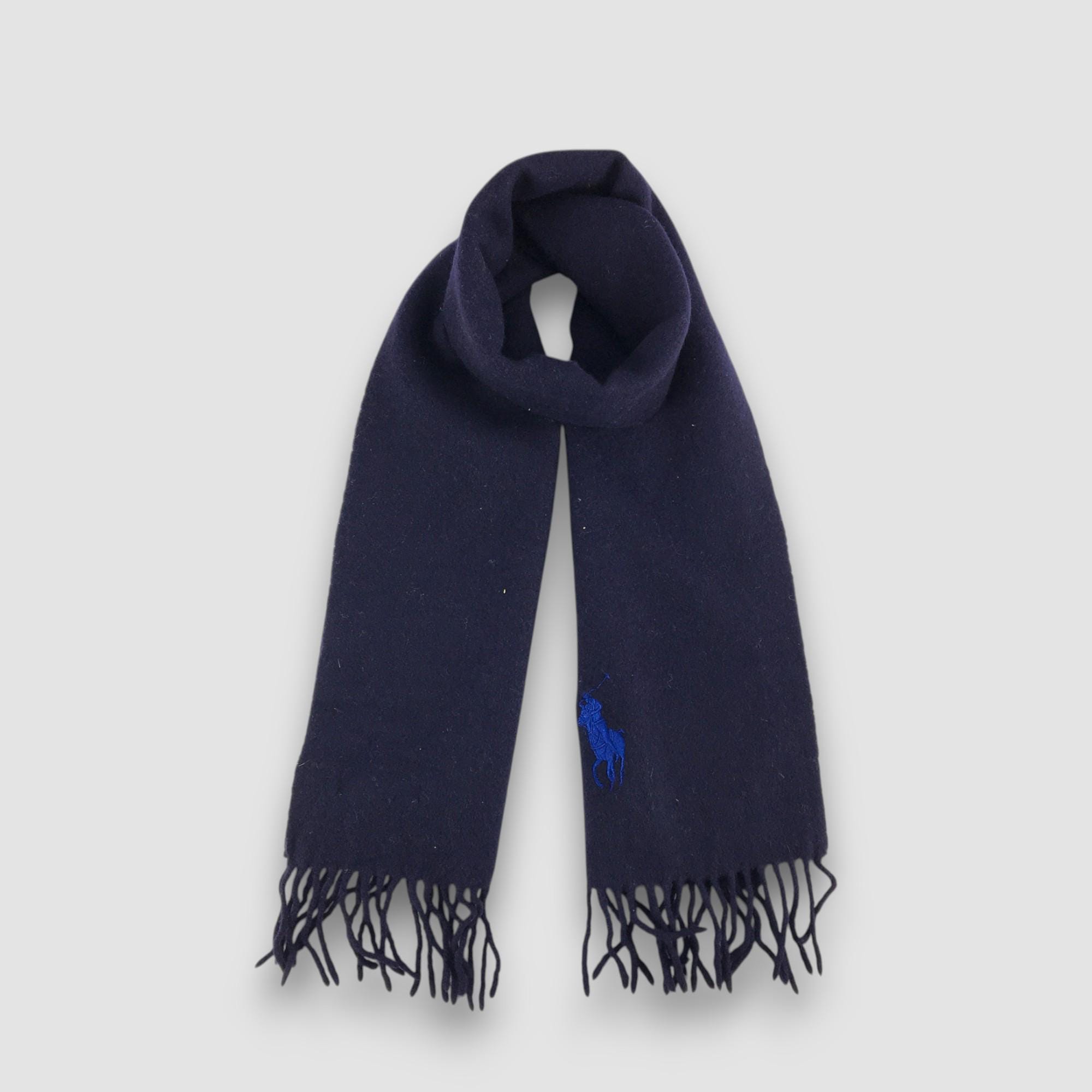 Vintage Polo Ralph Lauren Wool Scarf Womens Winter Accessories