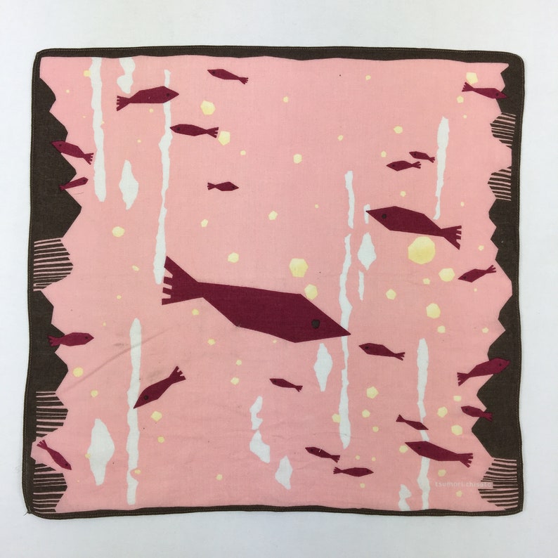 VINTAGE JAPANESE HANDKERCHIEF Authentic Hair Tsumori Chisato Silk Bandana Luxury Pocket Square Accessories Face Mask Art Designer Headband