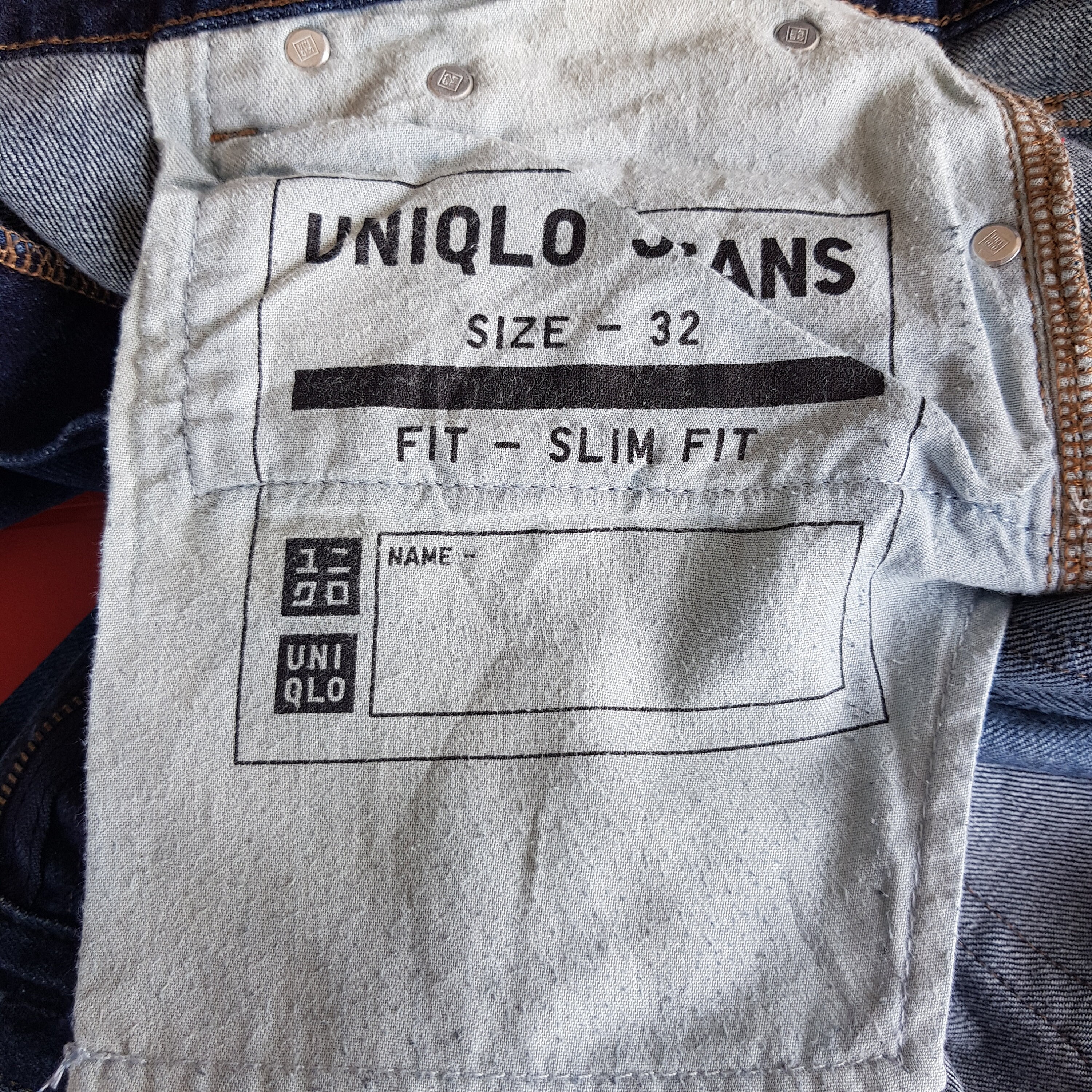 UNIQLO　33　selvedge　all made in japan　y2k UNIQLO 33 selvedge all made in japan y2k - メルカリ