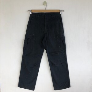 Pantalones cargo japoneses de talla 29x29, estilo bondage, para mujer, multibolsillos, estilo paracaídas, utilitarios, militares, ropa de calle, tácticos, talla mediana, W29
