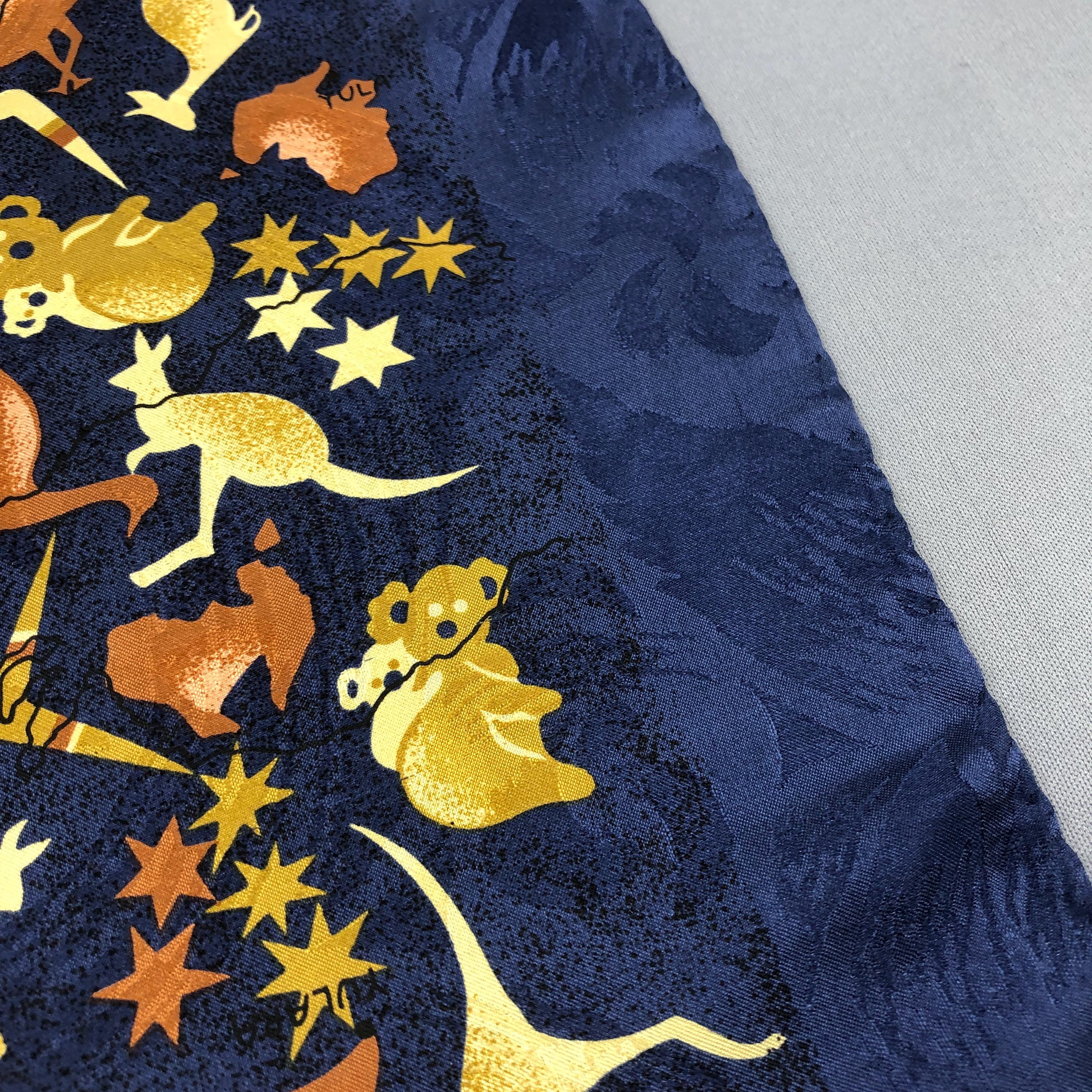 Serre-passe Ou Pince à Foulard Vintage - Forme Cygne - Couleur Or Et Argent - Bijou Rétro En Bon état