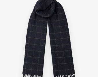 Vintage Polo Ralph Lauren Knitted Wool Scarf Ralph Lauren Knitwear Lambswool Scarves Womens Winter Accessories Christmas Gifts for Him
