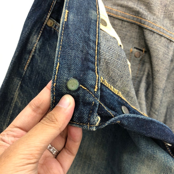 W30 Vintage Full Count Selvedge Jeans Y2k Harajuk… - image 7