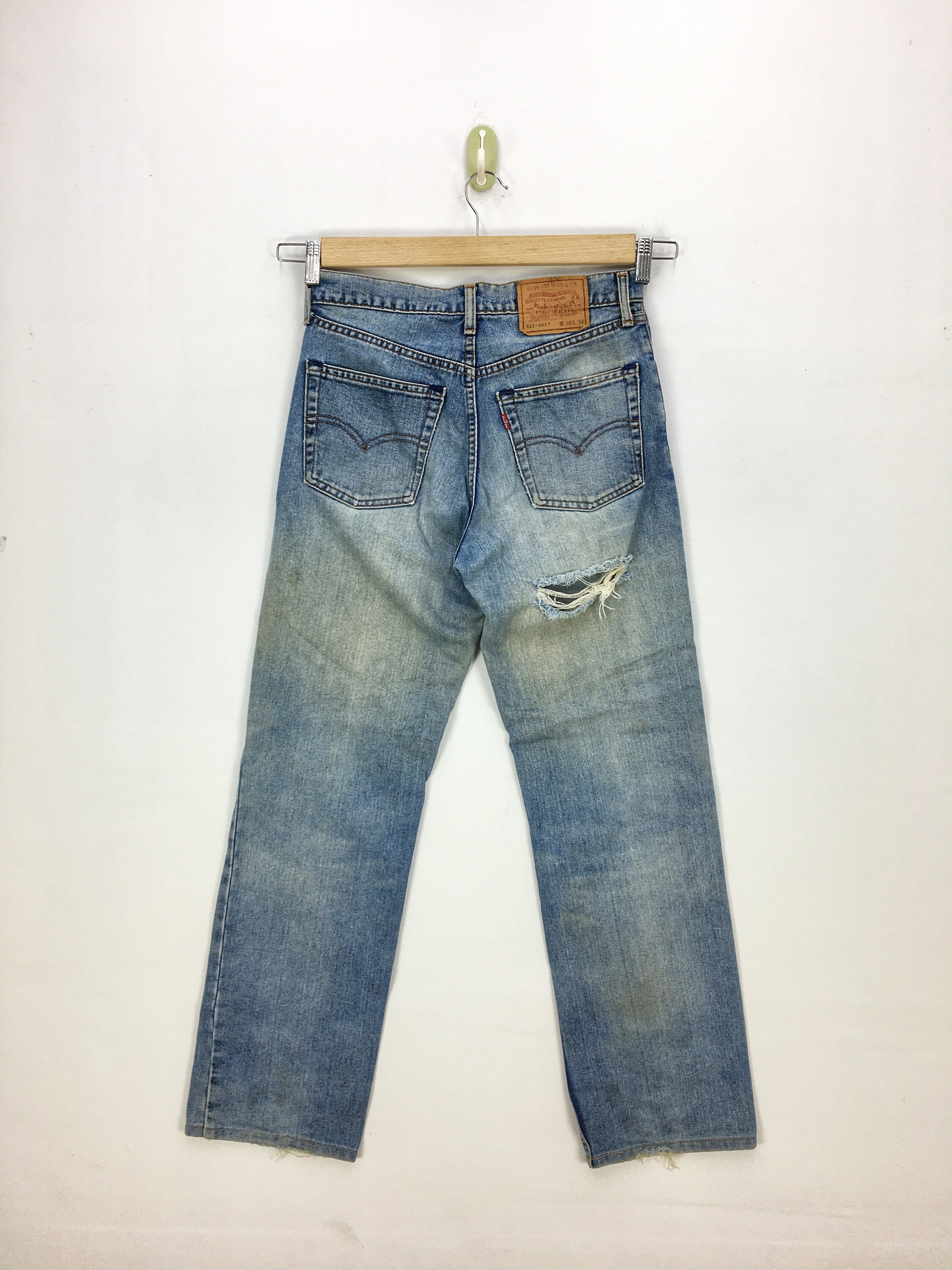 28W Vintage Levis 511 Denim Pants Levi's 511 Jeans High - Etsy Denmark
