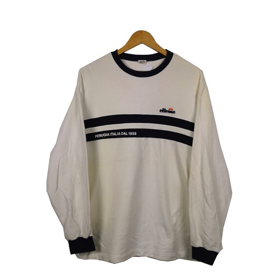 Vintage 90s Ellesse Italia Perugia Sweatshirt Med… - image 2