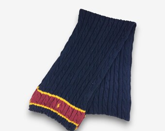Vintage Polo Ralph Lauren Wool Scarf Muffler Ralph Lauren