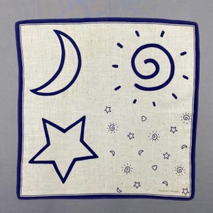 Vintage Tsumori Chisato Handkerchief Issey Miyake Japanese Artworks Bandana Pocket Square Accessories Neckerchief Scarf Summer Gift for Him