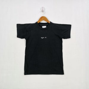 Vintage Y2K Agnes B Sports T Shirt XSmall Agnes B Womens Streetwear Casual Wear Tee Marine Agnes B Shirt Taille XS Cadeau pour petite amie