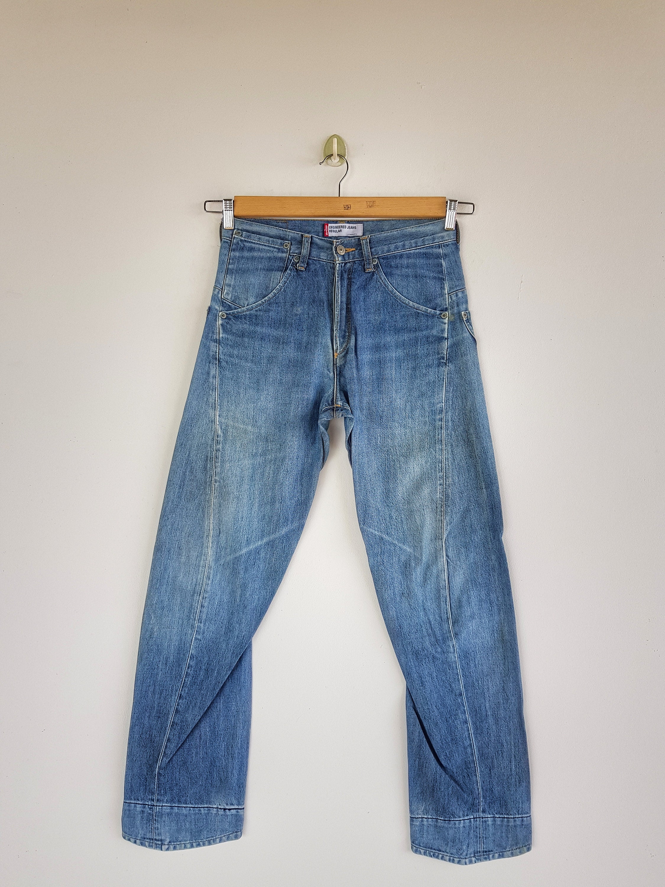 Size 30 90s Vintage Levis Engineer Jeans Pants Levi's - Etsy UK