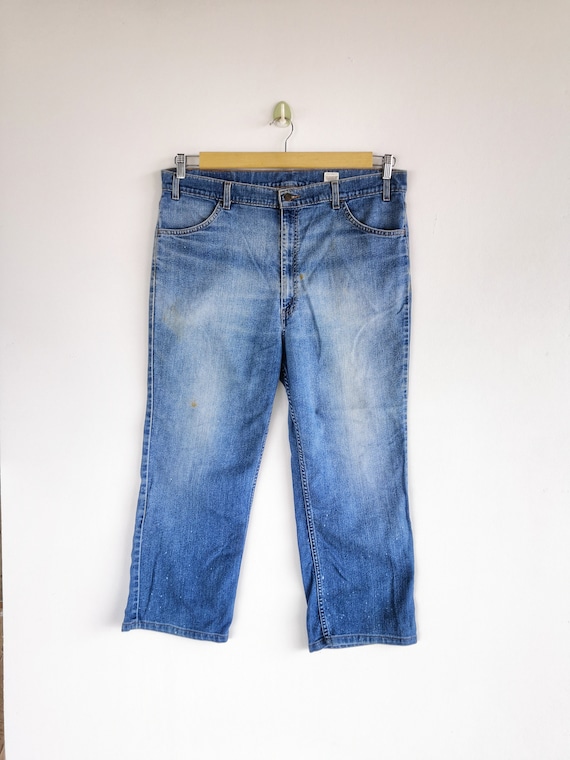 W40 Vintage Orange Tab Levi's Jeans 90's Levis 541 - Etsy