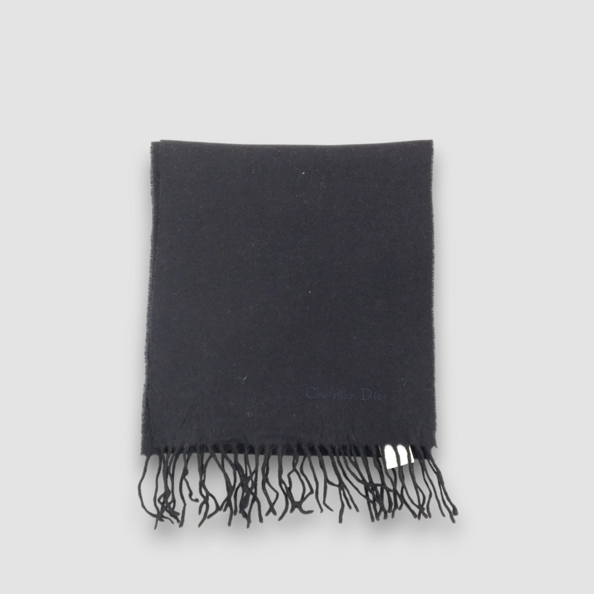 Vintage Christian Dior Wool Scarf Luxury Christian Dior Lambswool