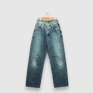 W22 Vintage Edwin 505z Selvedge Jeans 90s Edwin Women High Rise Pants Edwin Light Wash Denim Faded Edwin Girlfriend Jeans Size 22x28