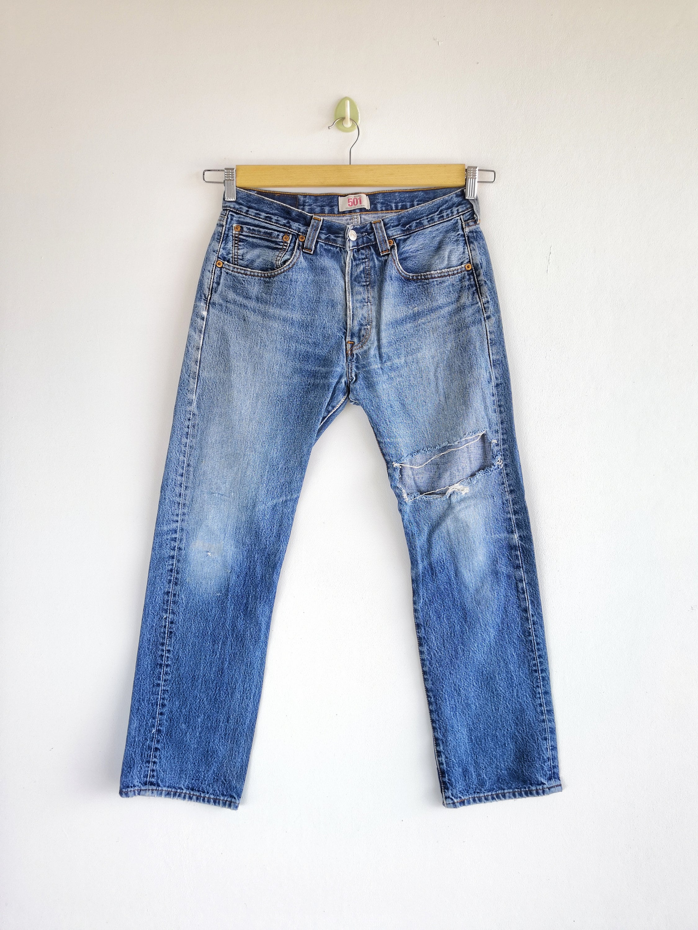 W30 Vintage Levi's 501 Light Wash Jeans 90s Levis Womens W30 Vintage Levi's 501 Light Wash Jeans 90s Levis Womens
