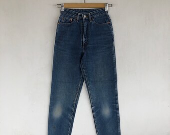 W22 Vintage Levi's 626 Skinny Jeans 90er Levis Damen Hose mit hoher Taille Levis Light Wash Tapered Leg Denim Levis Girlfriend Jeans Größe 22x30