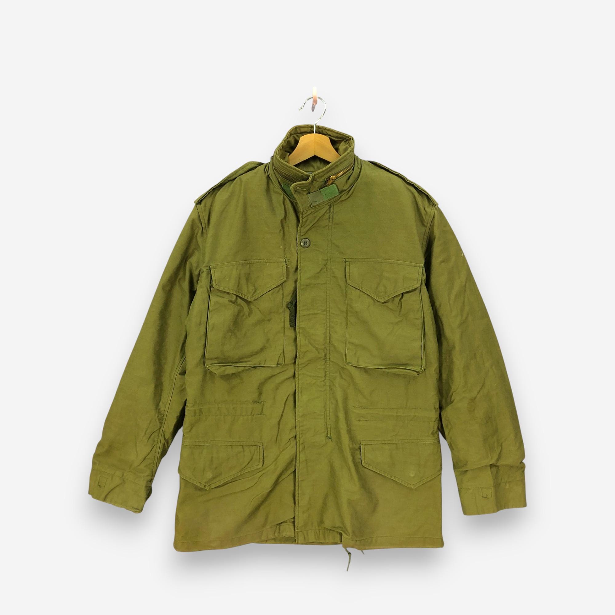 コ*ー様 80sヴィンテージ！ビッグサイズL＆オリーブグリーン！ALPHAアルフ Vintage 80s Alpha Industries OG-107 Coat Military Jacket Military