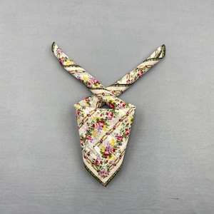 Christian Dior Neckerchief, Vintage Christian Dior Handkerchief, Christian Dior Pocket Square, Christian Dior Scarf, Christian Dior Bandana